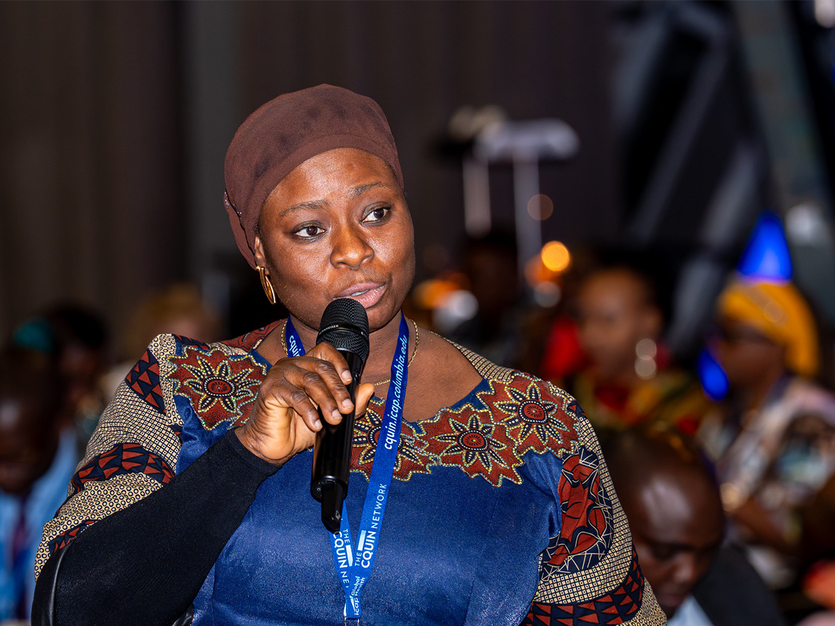 Hafsat Iyanda speaking at HIVE Strategic Dialogue